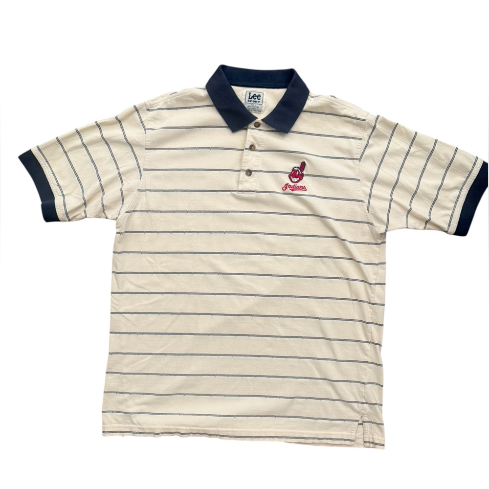 Vintage Lee Sport Cleveland Indians Polo Shirt